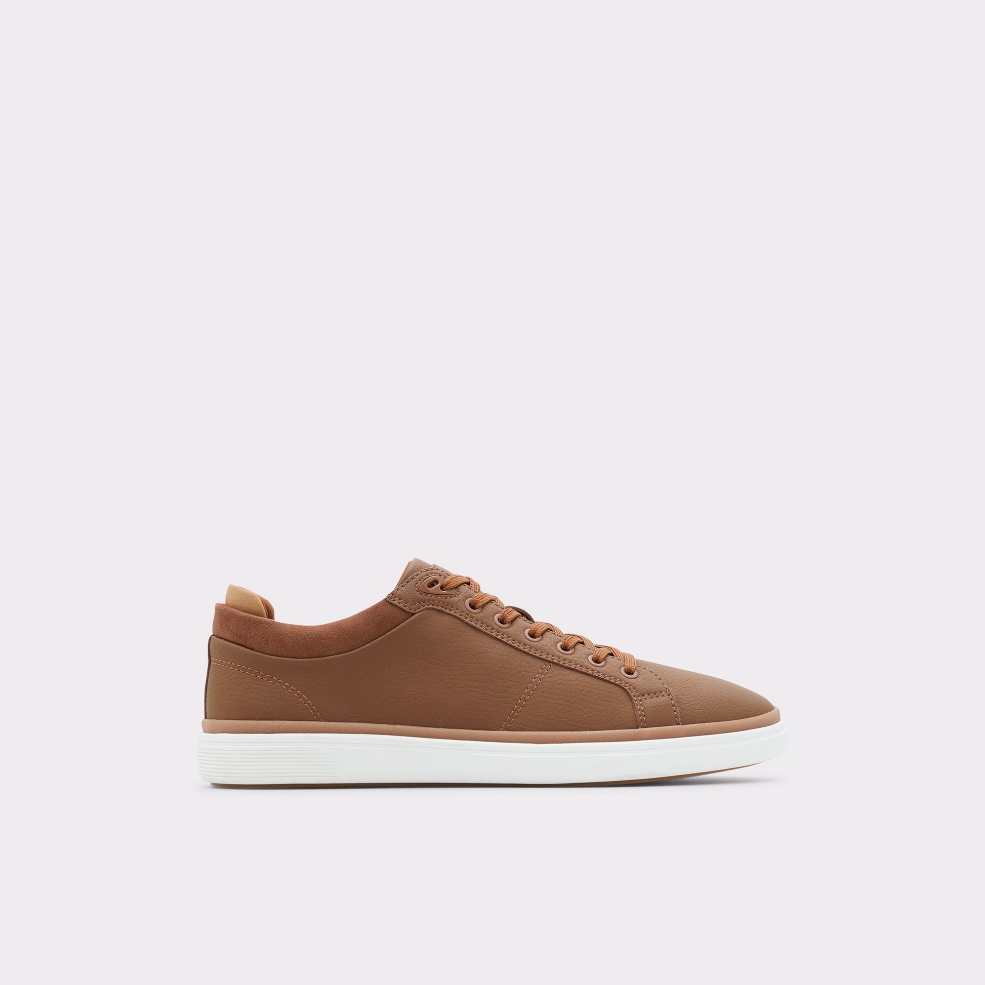 Main View of Cognac Finespec Low top sneaker for Mens