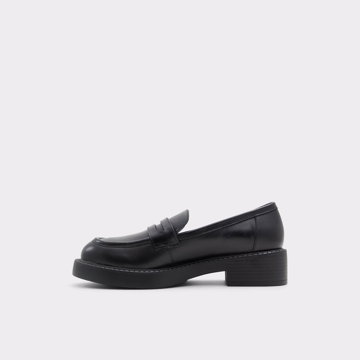 Side view of Black Bigplan Loafer