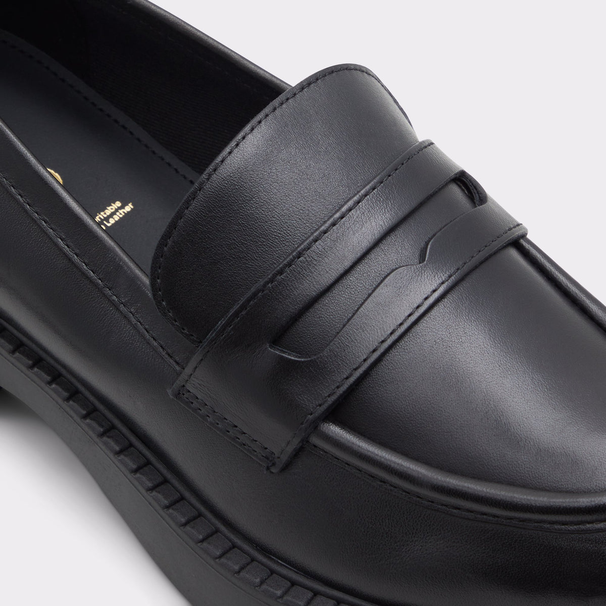 Close-up of the Black Bigplan Loafer