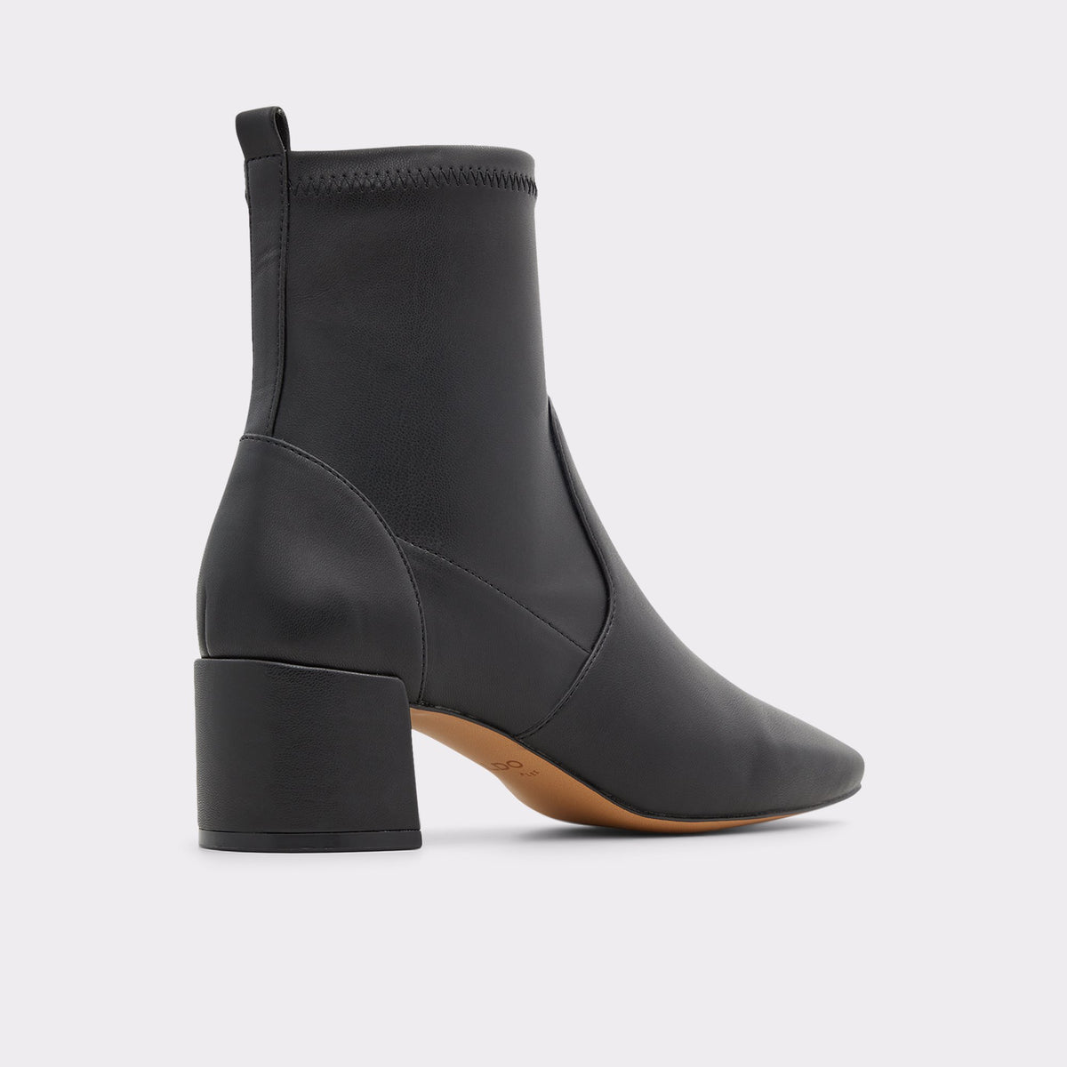 Three-quarter angle of Black Ibiraswen Ankle boot's back side