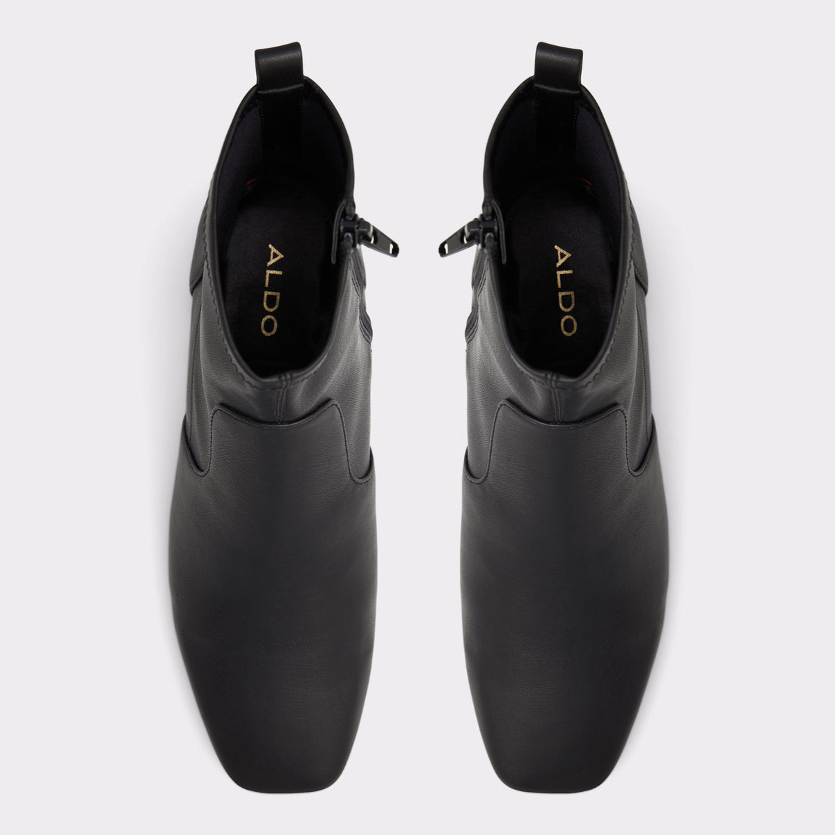 Top-down view of the Black Ibiraswen Ankle boot