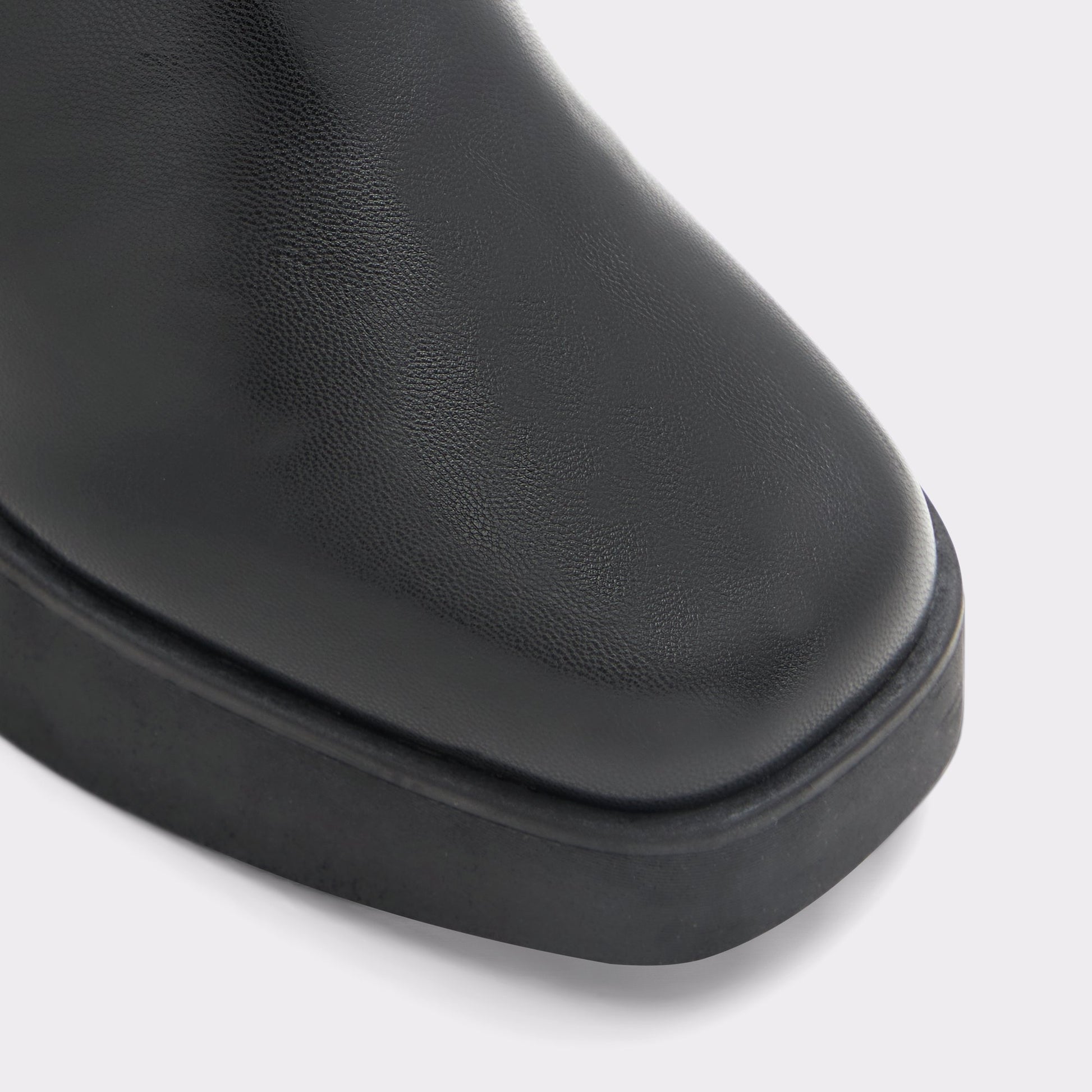 Close-up of the Black Upstep Ankle boot