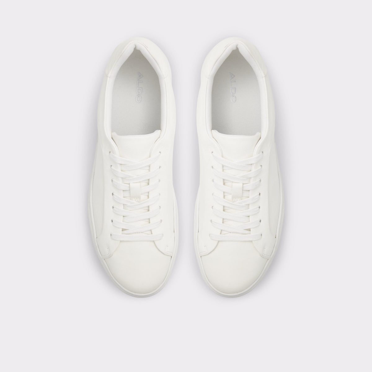 Top-down view of the White Cobi Low top sneaker