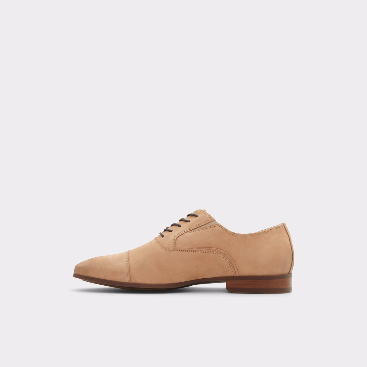 Vue latérale de Marron Clair Albeck Chaussure oxford