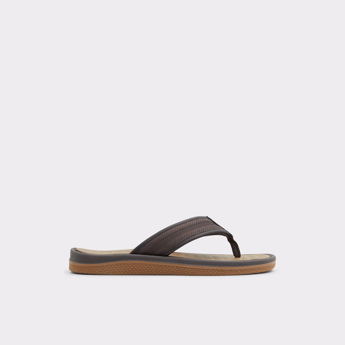 Vue principale de Marron Foncé Ocerrach Sandale tong pour Hommes