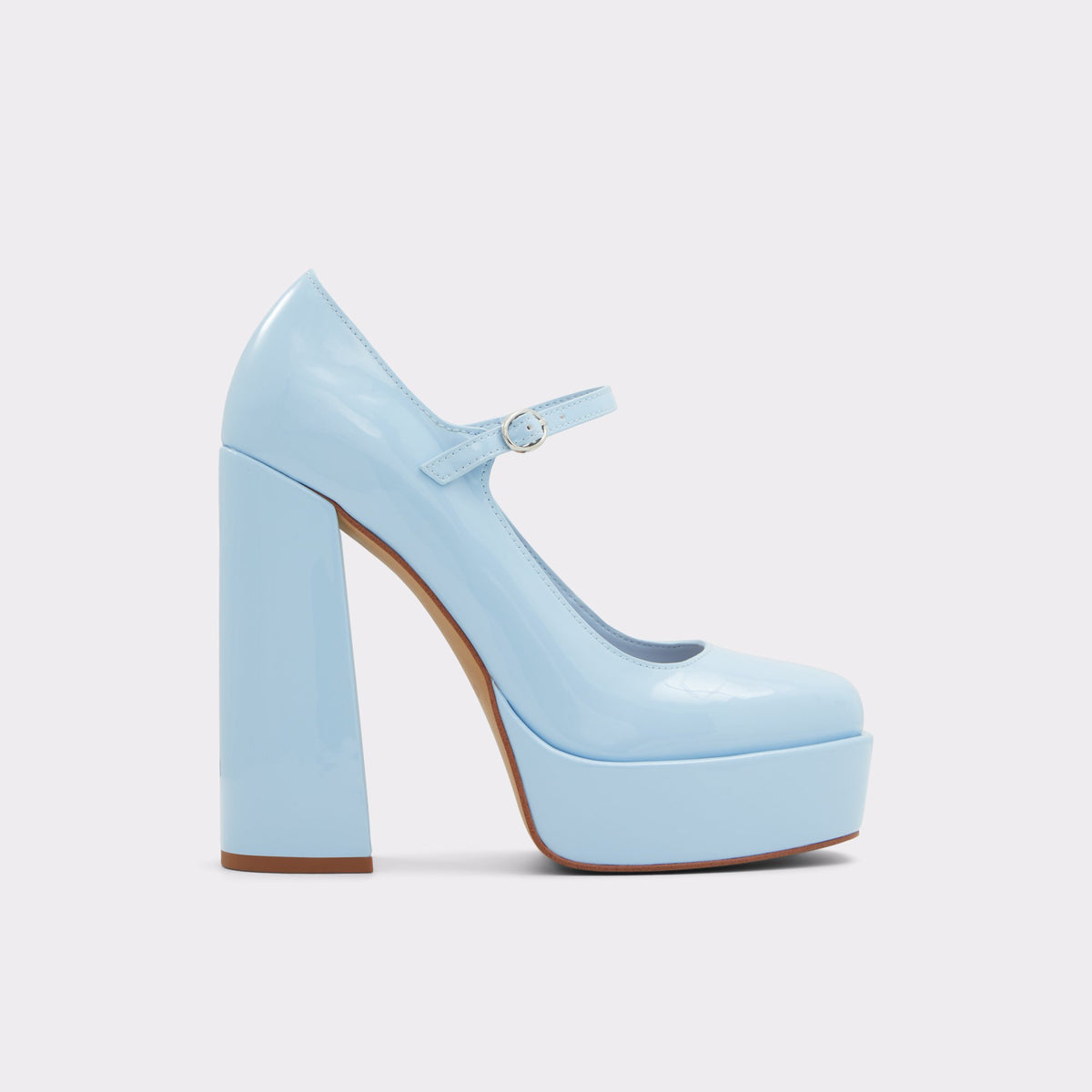 Vue principale de Bleu Anjie Talons hauts Mary Jane pour Femmes
