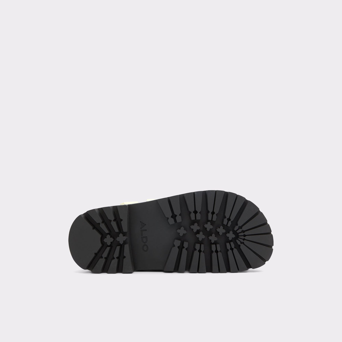 View of Black Sanddy Strappy sandal's sole