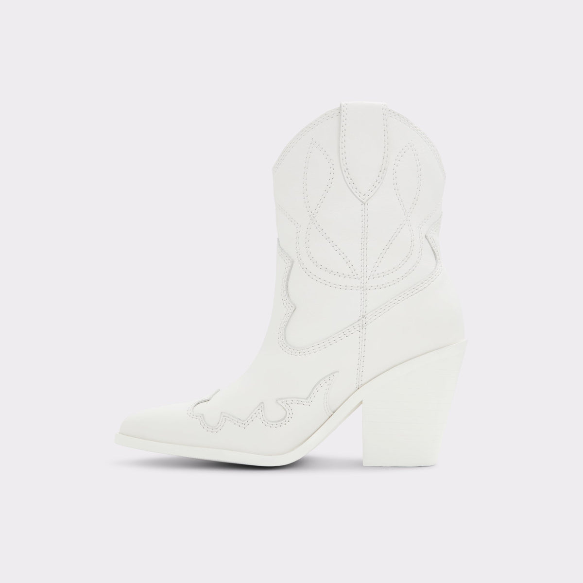Vue latérale de Blanc Nurodeo Botte western