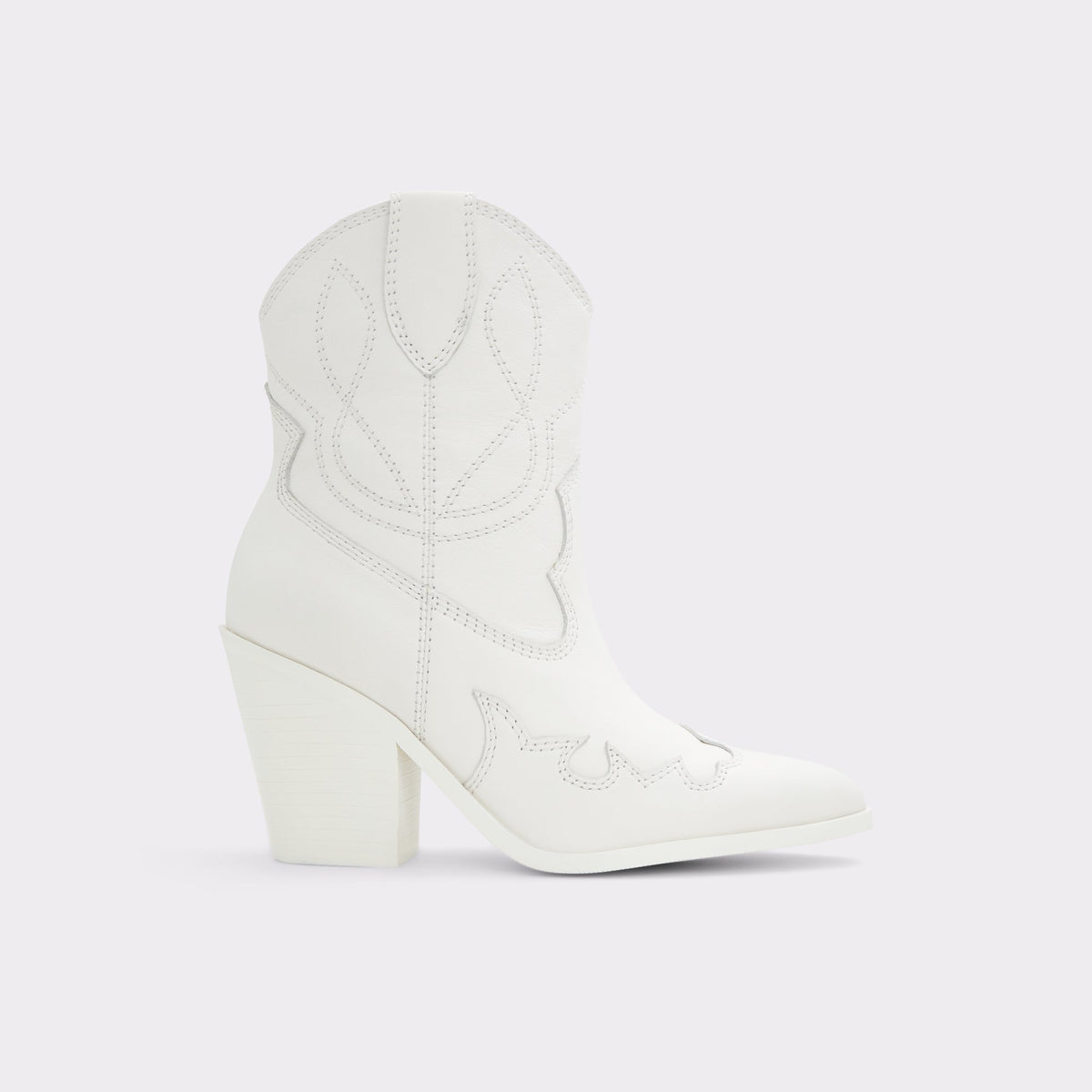 Vue principale de Blanc Nurodeo Botte western pour Femmes