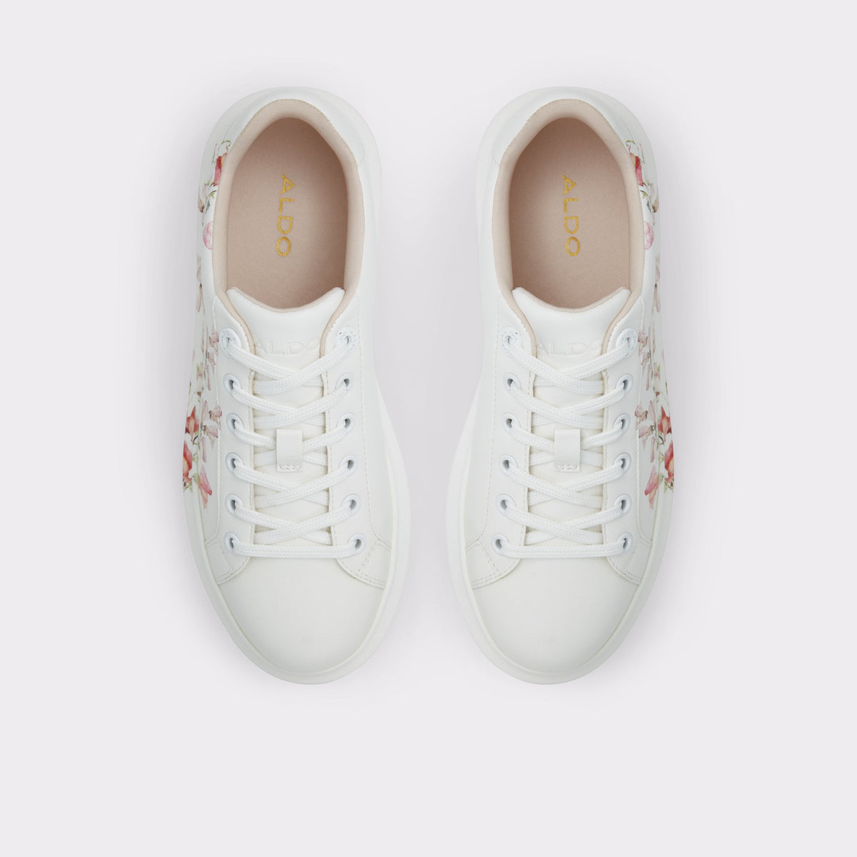 Top-down view of the Other White Peono Low top sneaker
