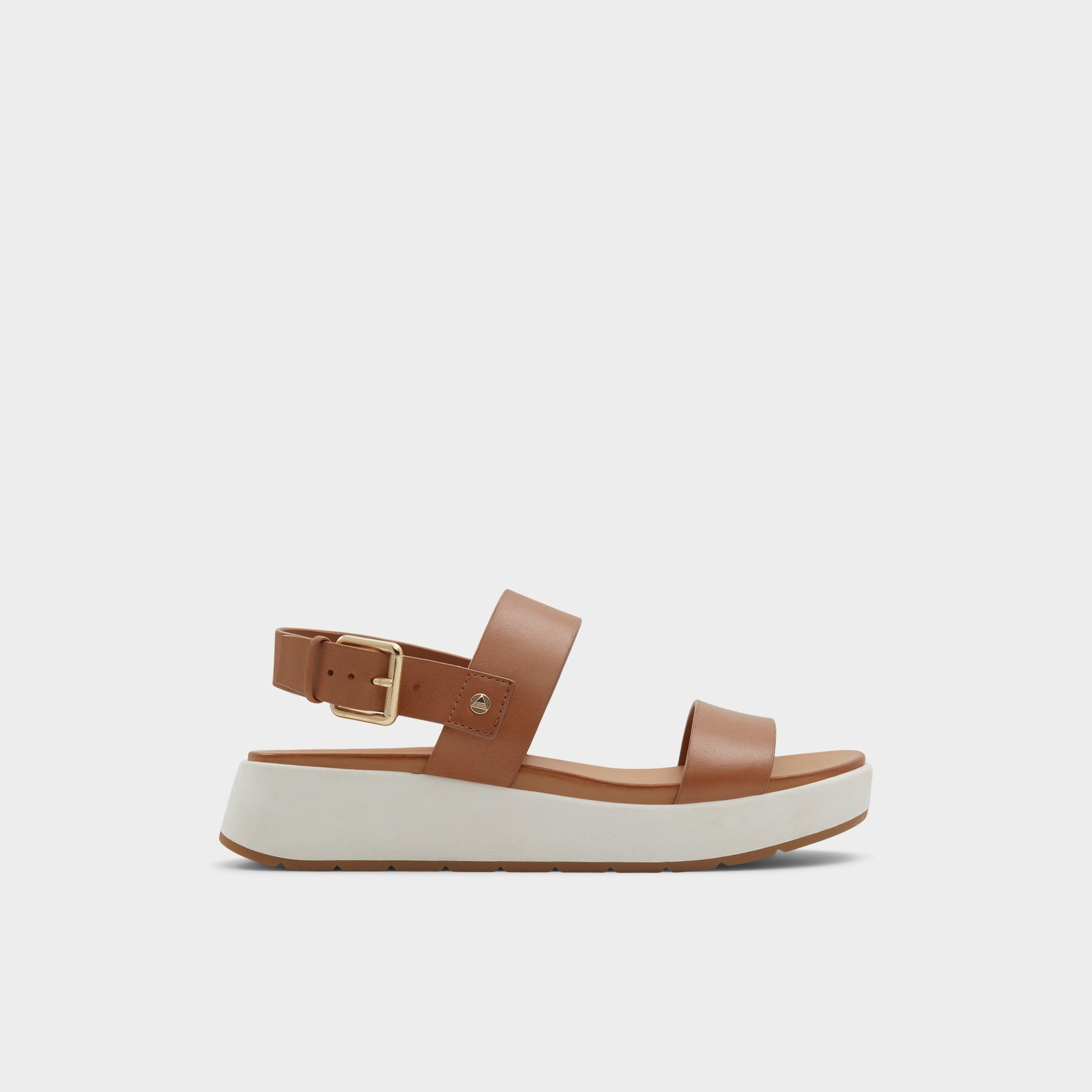 Main View of Dark Beige Silyia Flat sandal for Womens