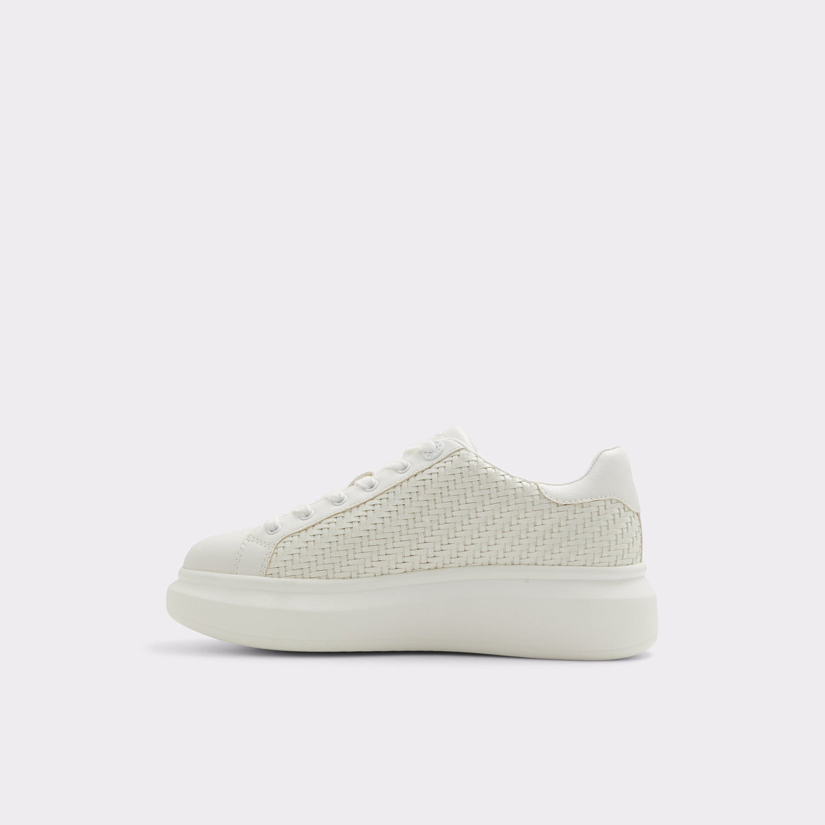 Side view of Other White Reia Low top sneaker