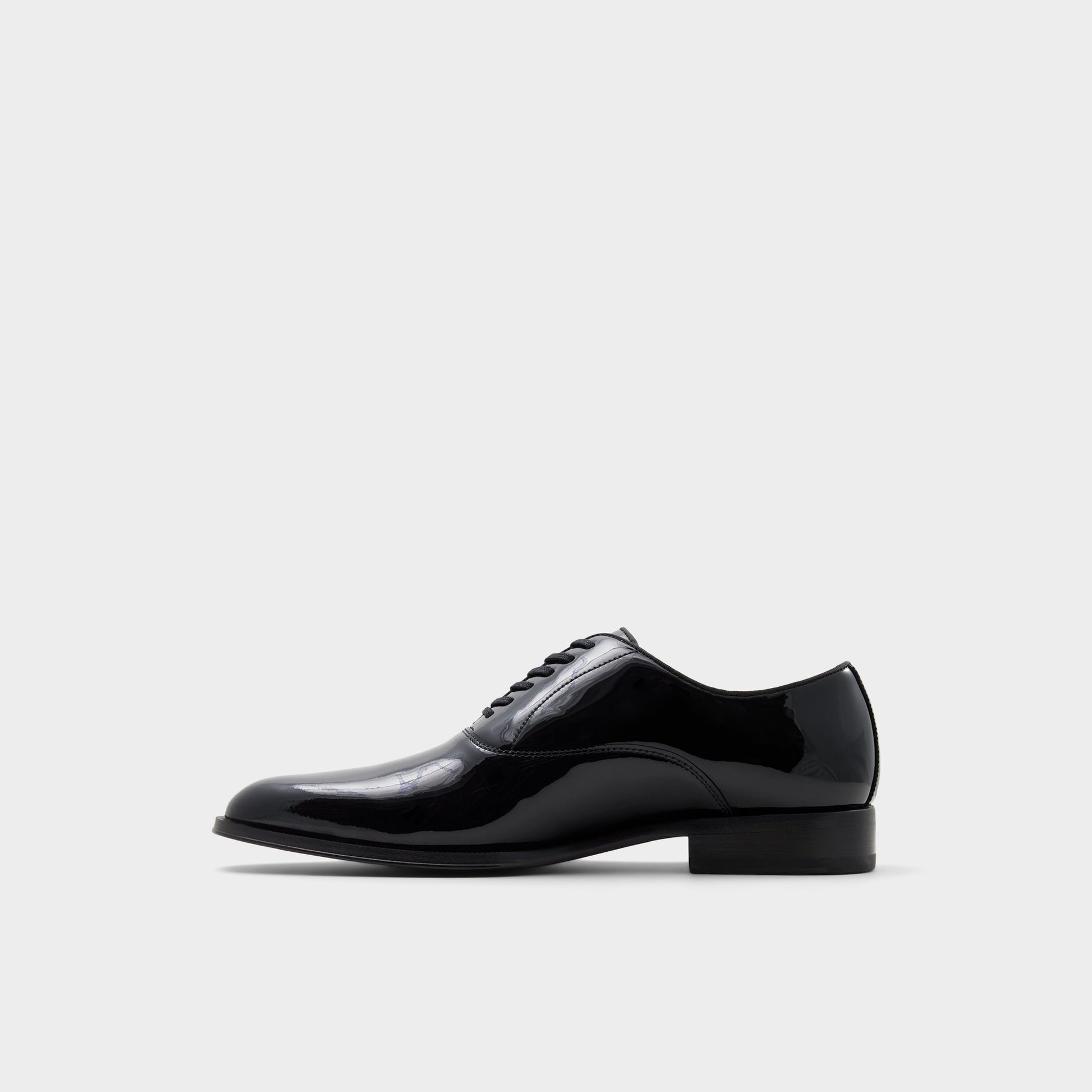 Side view of Black Euston Oxford shoe