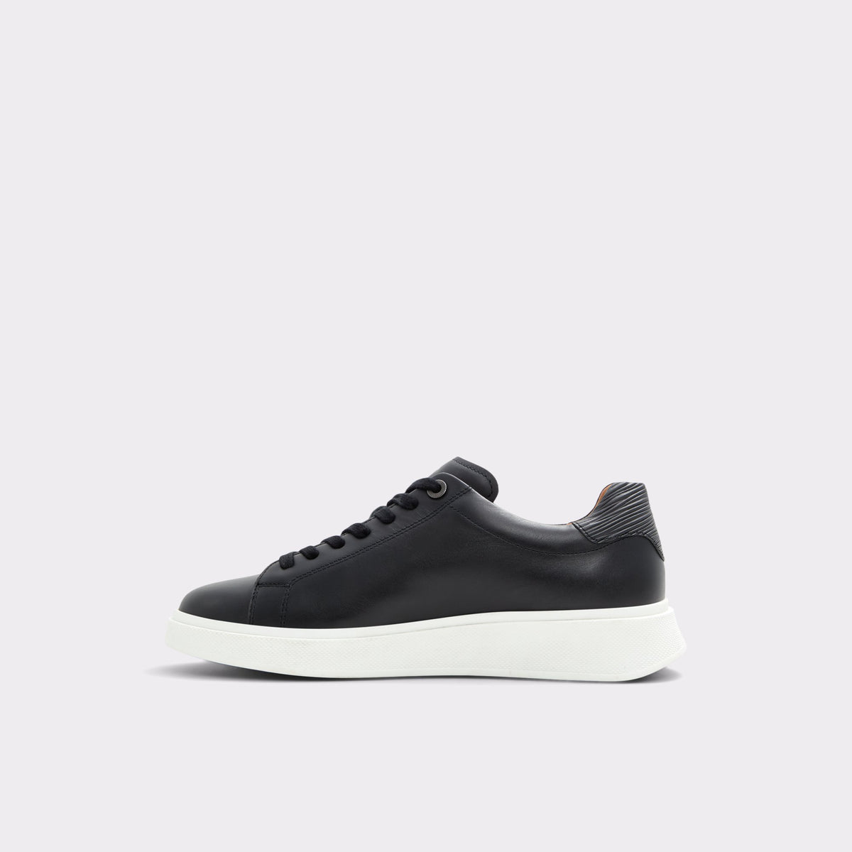 Side view of Black Umpire Low Top Sneaker