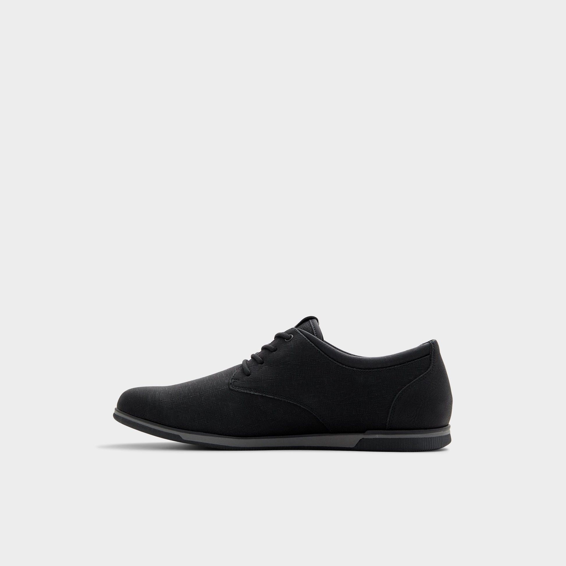 Side view of Open Black Heron Low top sneaker