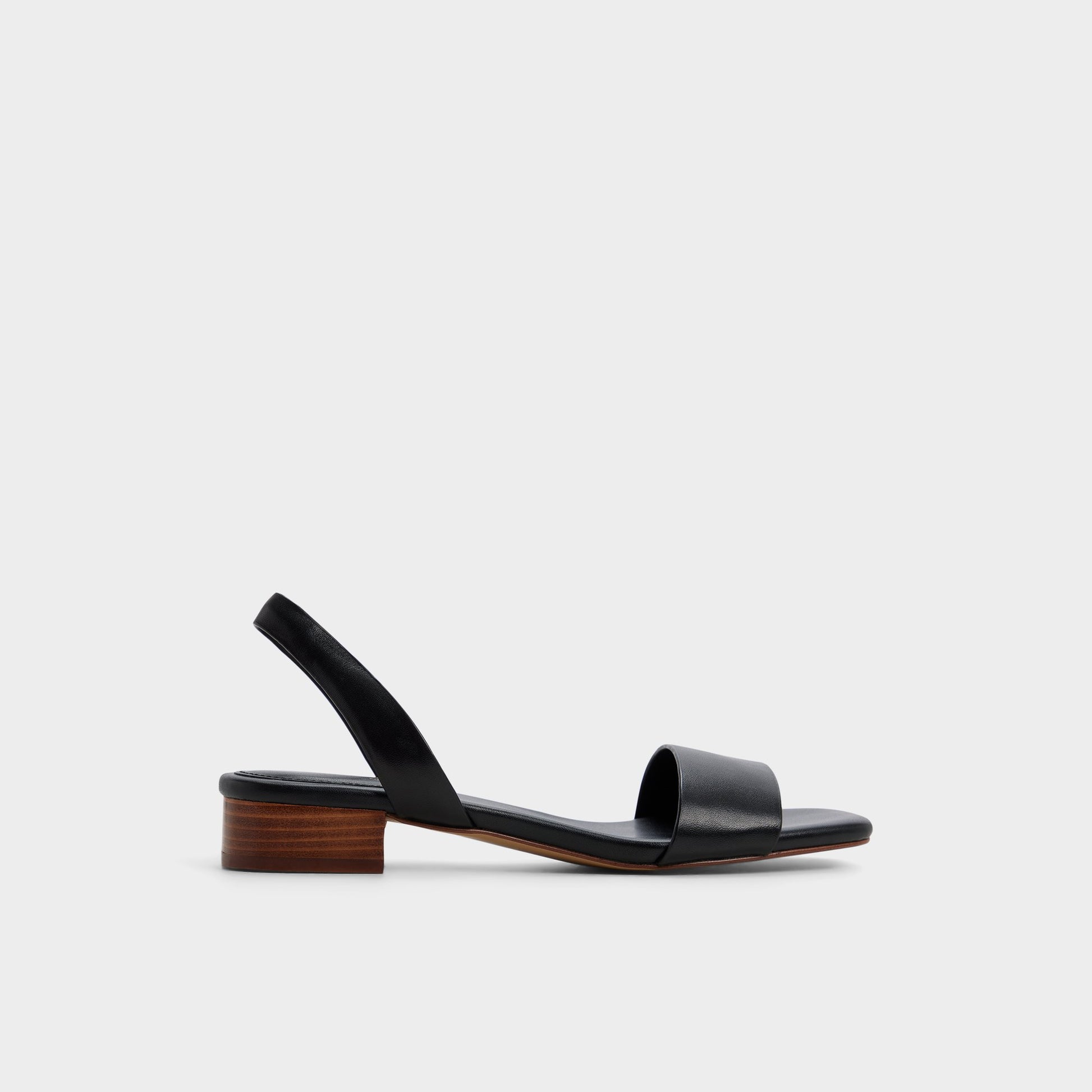 Main View of Black Dorenna Black strappy sandal for Womens