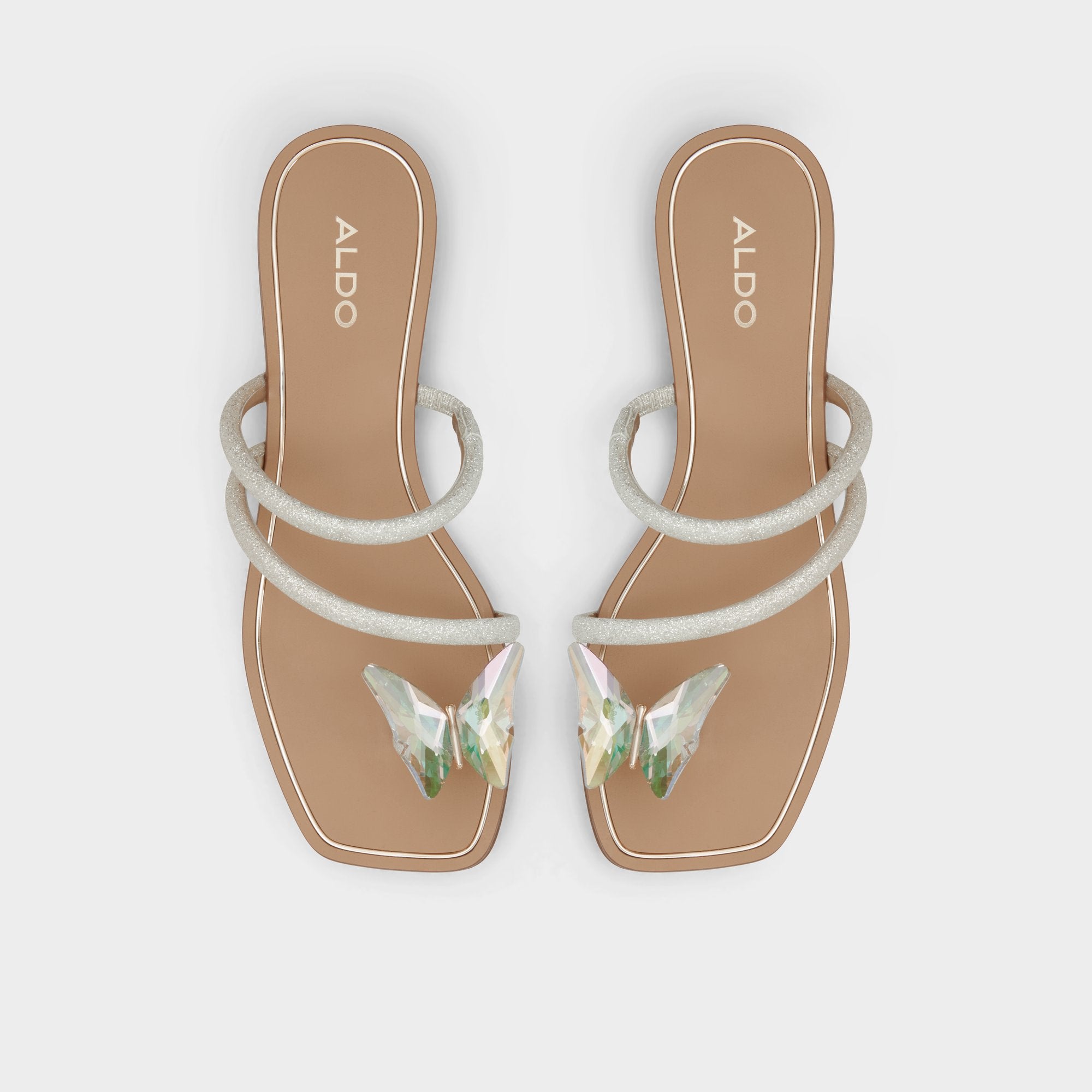 Garberia Silver Women's Flats