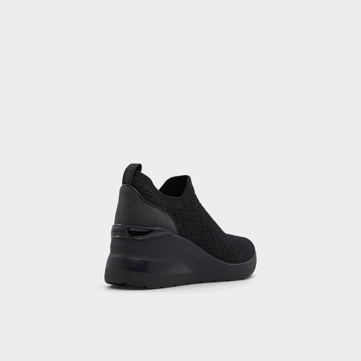Three-quarter angle of Other Black Sevan Jogger sole sneaker's back side