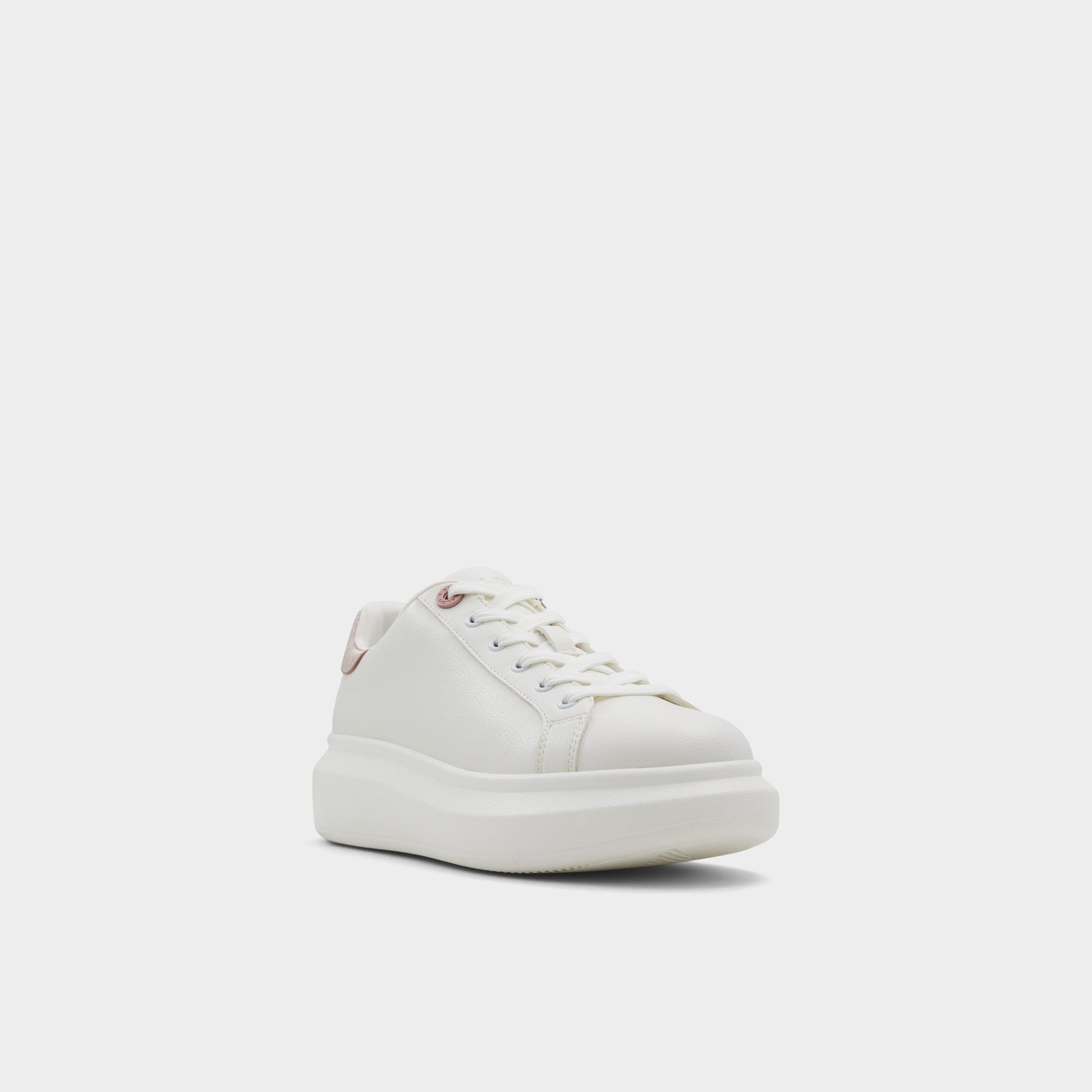 Three-quarter angle of Other Pink Reia Low top sneaker's front side