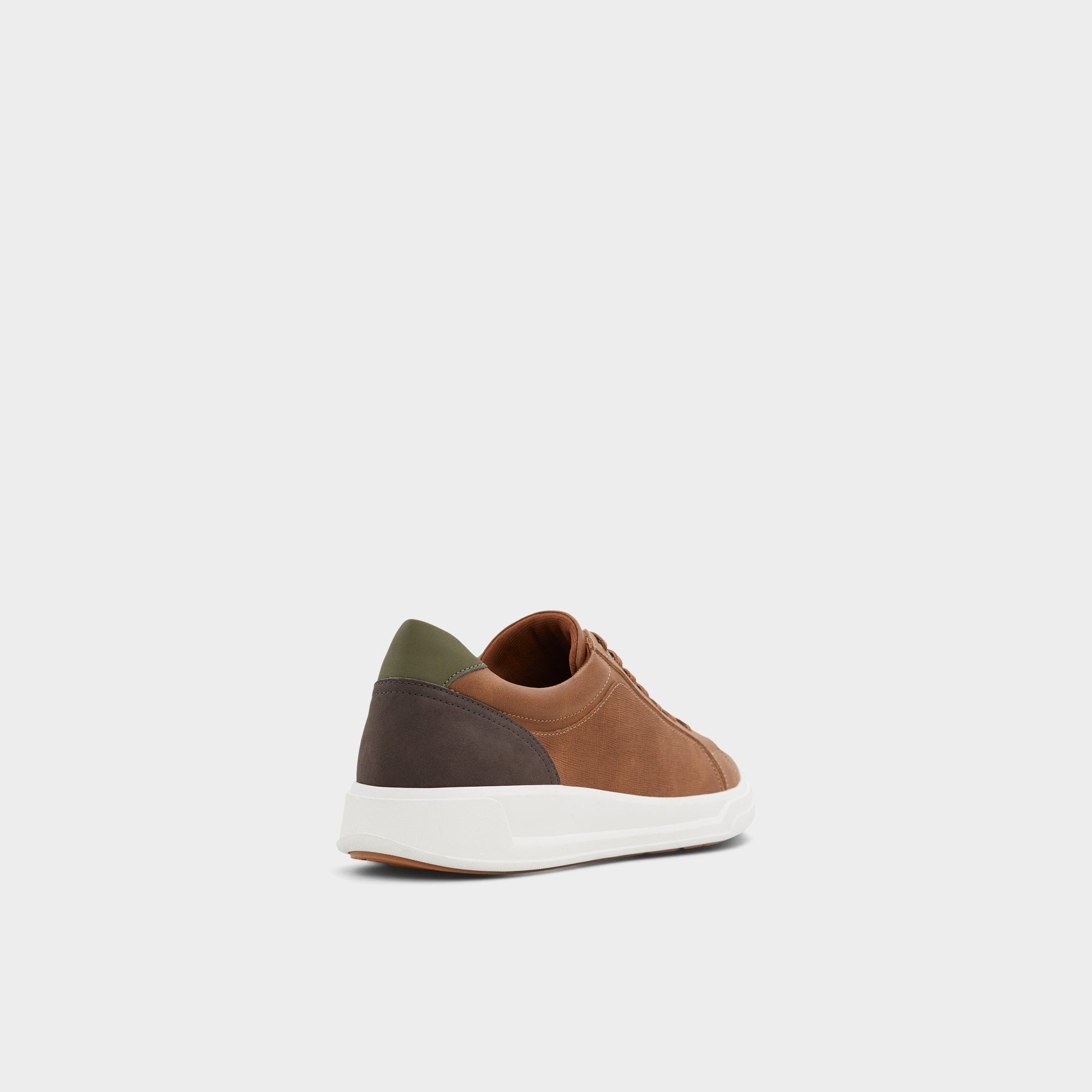 Three-quarter angle of Cognac Ogspec Low top sneaker's back side