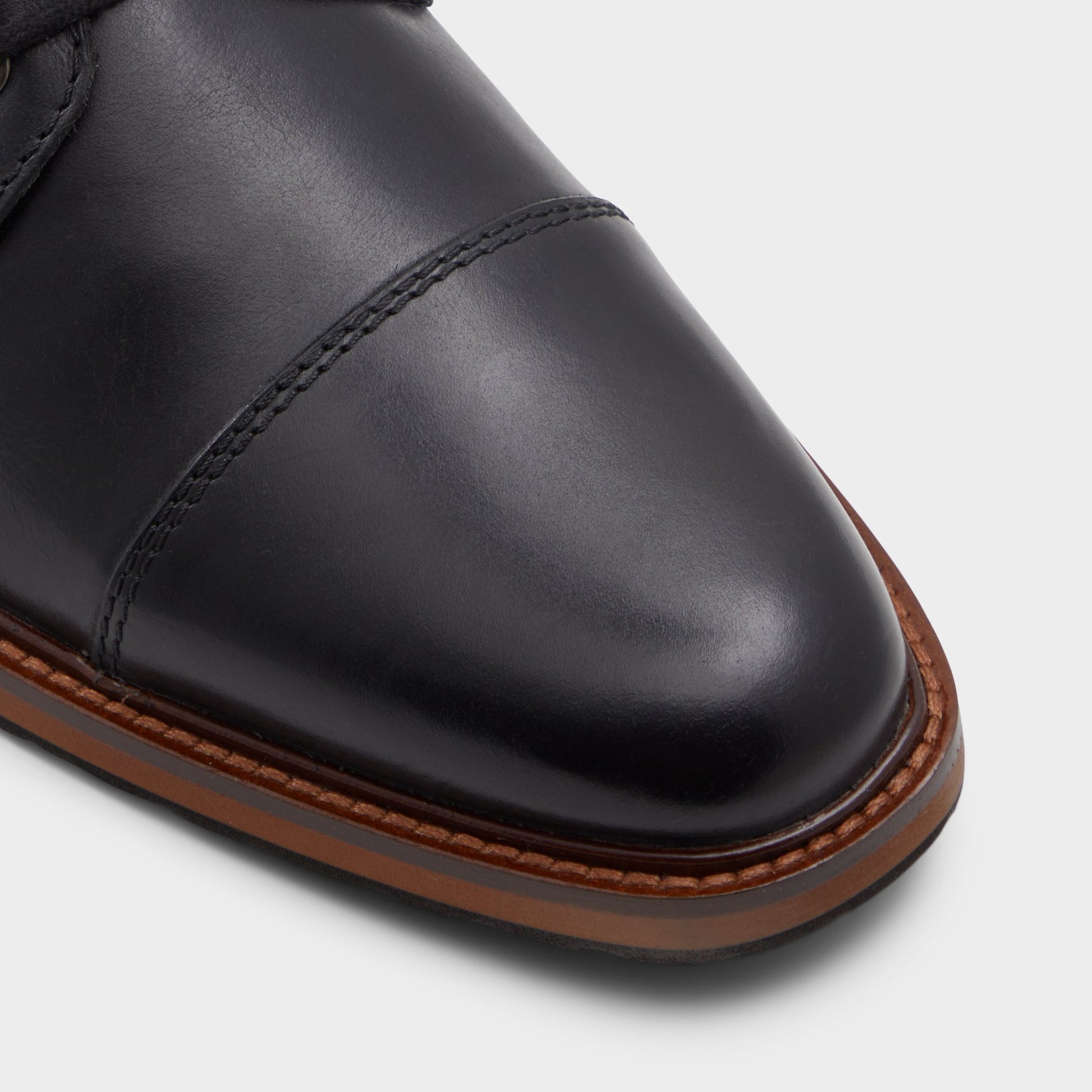 Close-up of the Black Constantine Lace-up boot