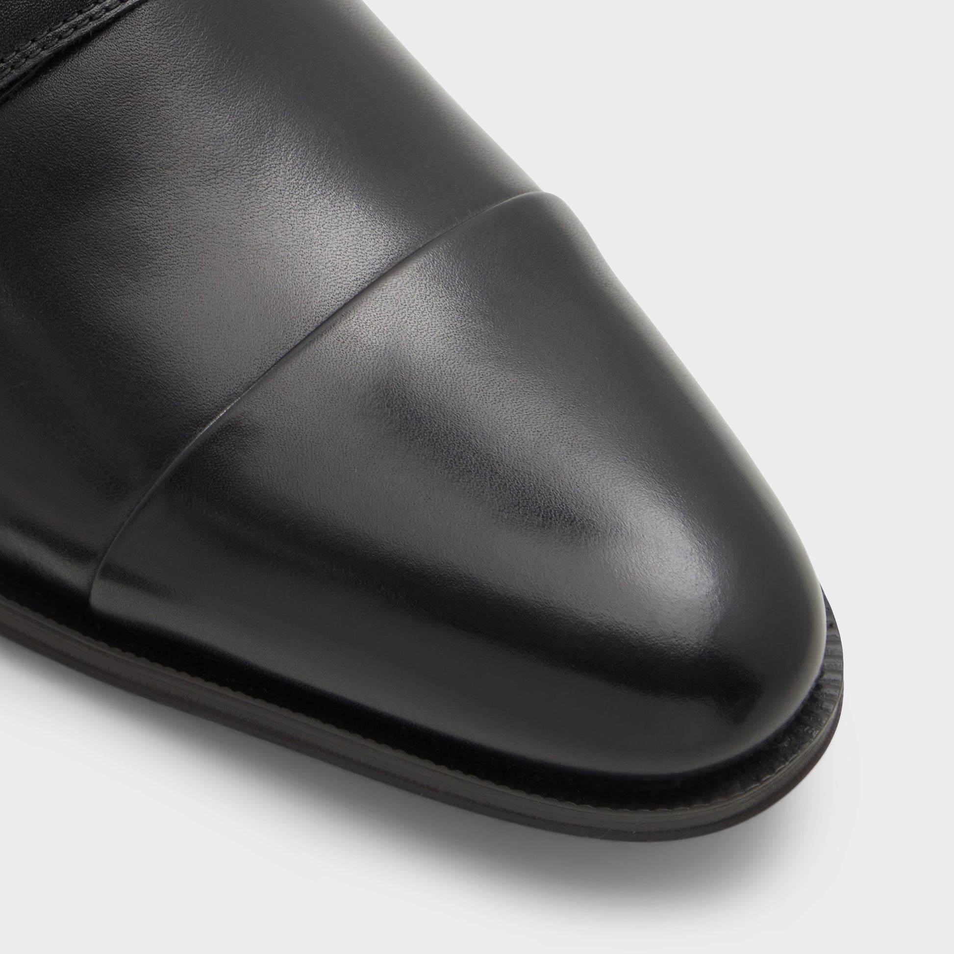 Close-up of the Black Axwell Monkstrap loafer