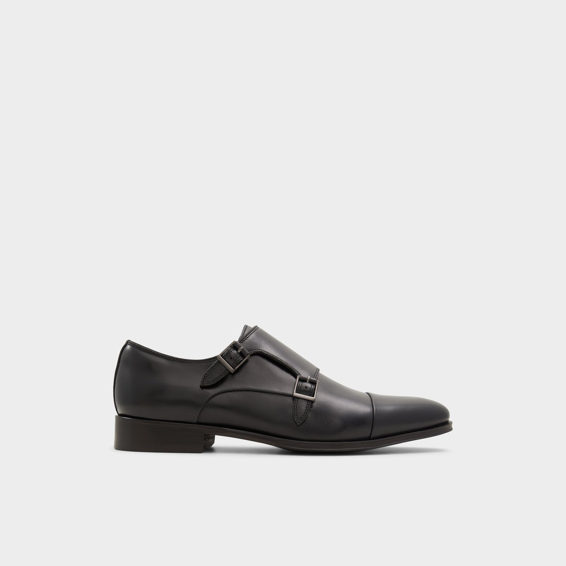 Main View of Black Axwell Monkstrap loafer for Mens