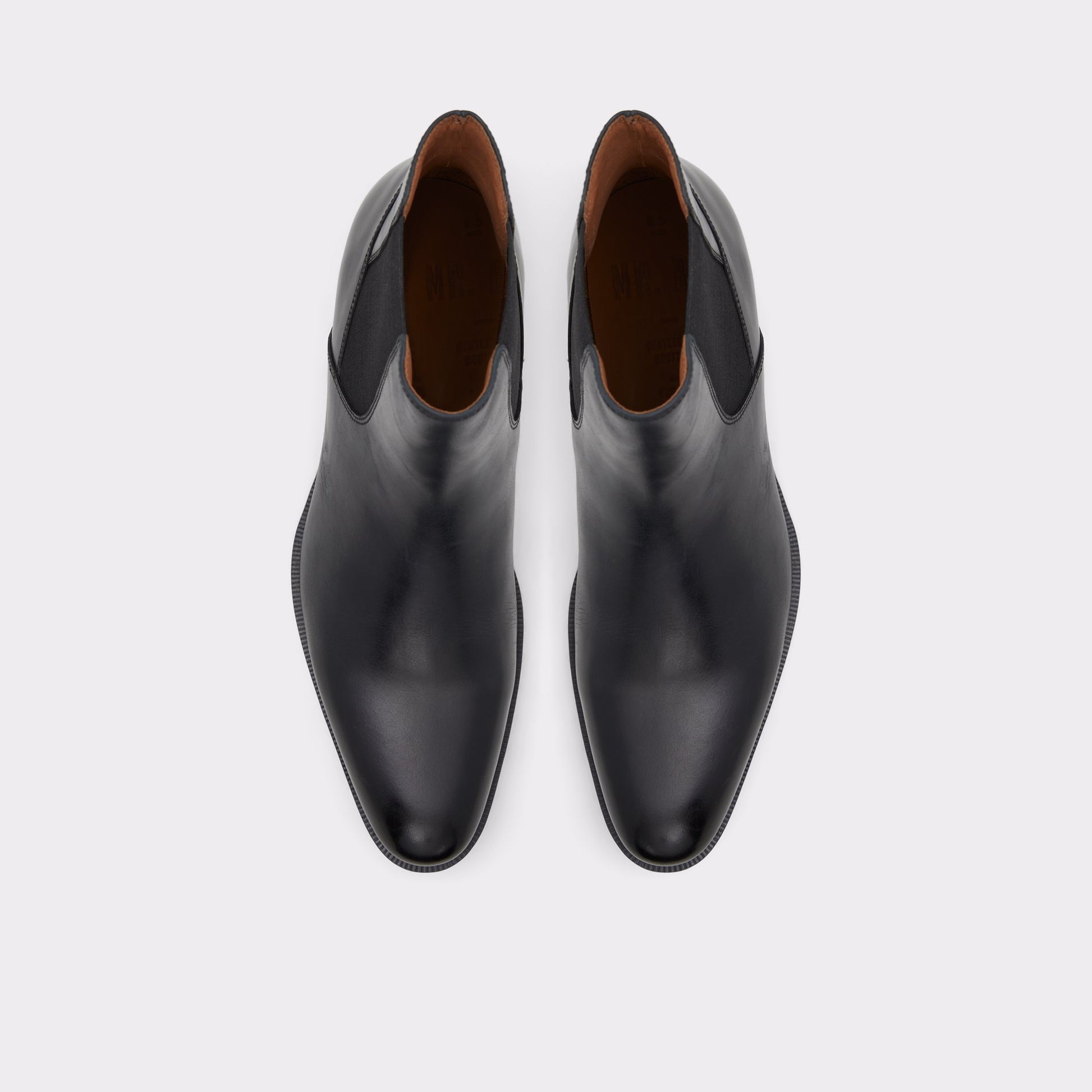 Top-down view of the Black Heaton Chelsea boot