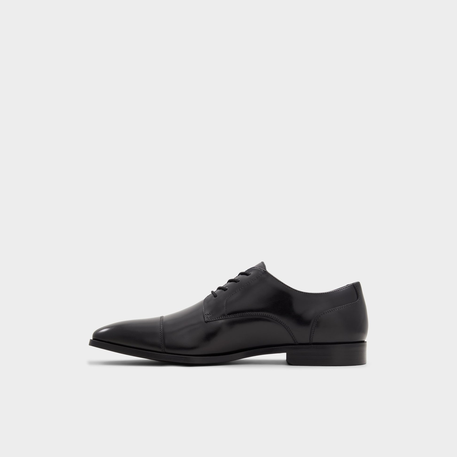 Side view of Black Callahan Derby shoe