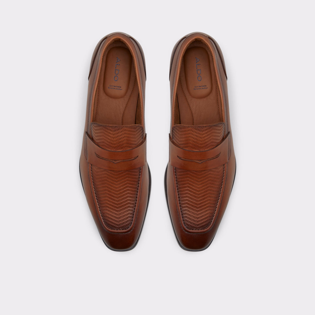Top-down view of the Other Brown Aalto Loafer