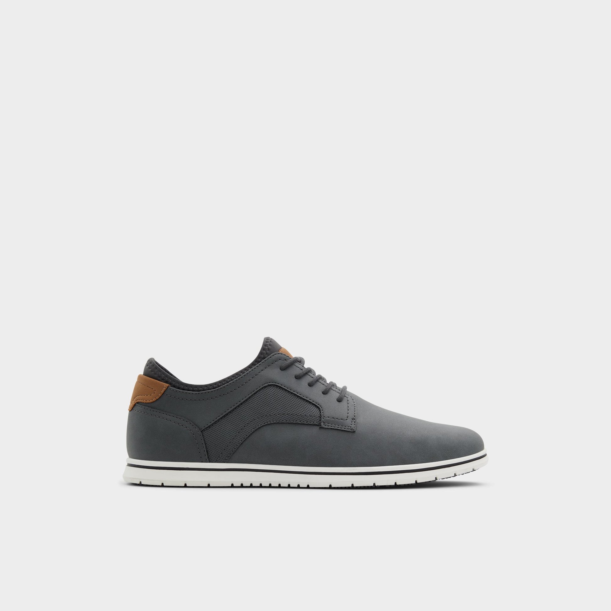 Main View of Dark Grey Drymos Oxford shoe for Mens
