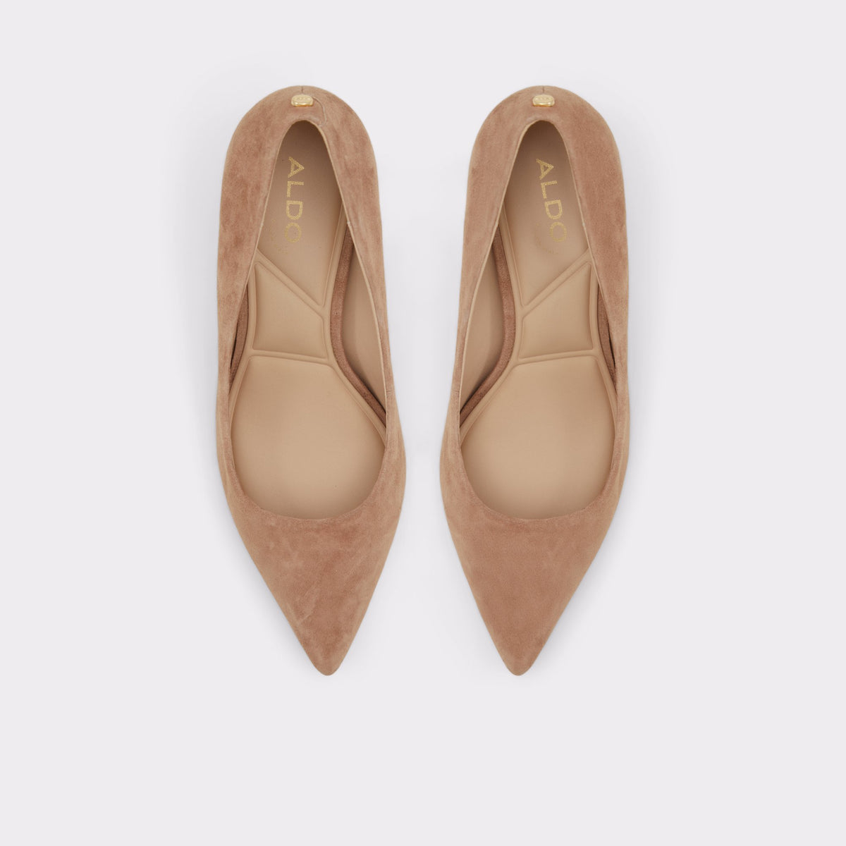 Vue de dessus de la Autre Beige Moyen Stessylow Escarpin