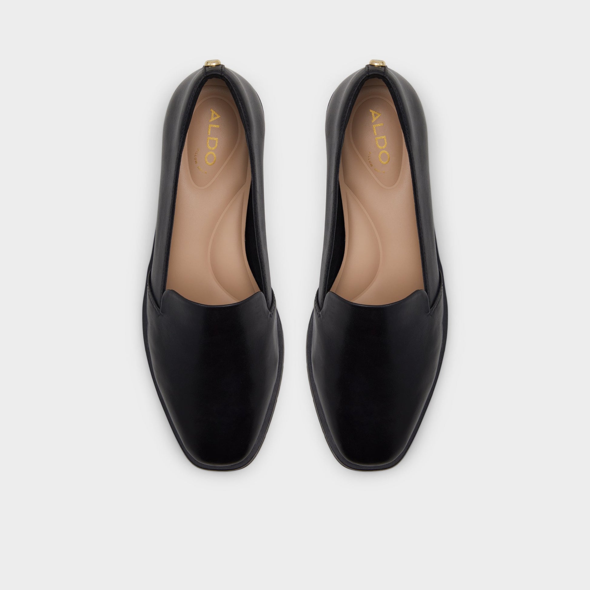 Top-down view of the Black Cherflex Loafer