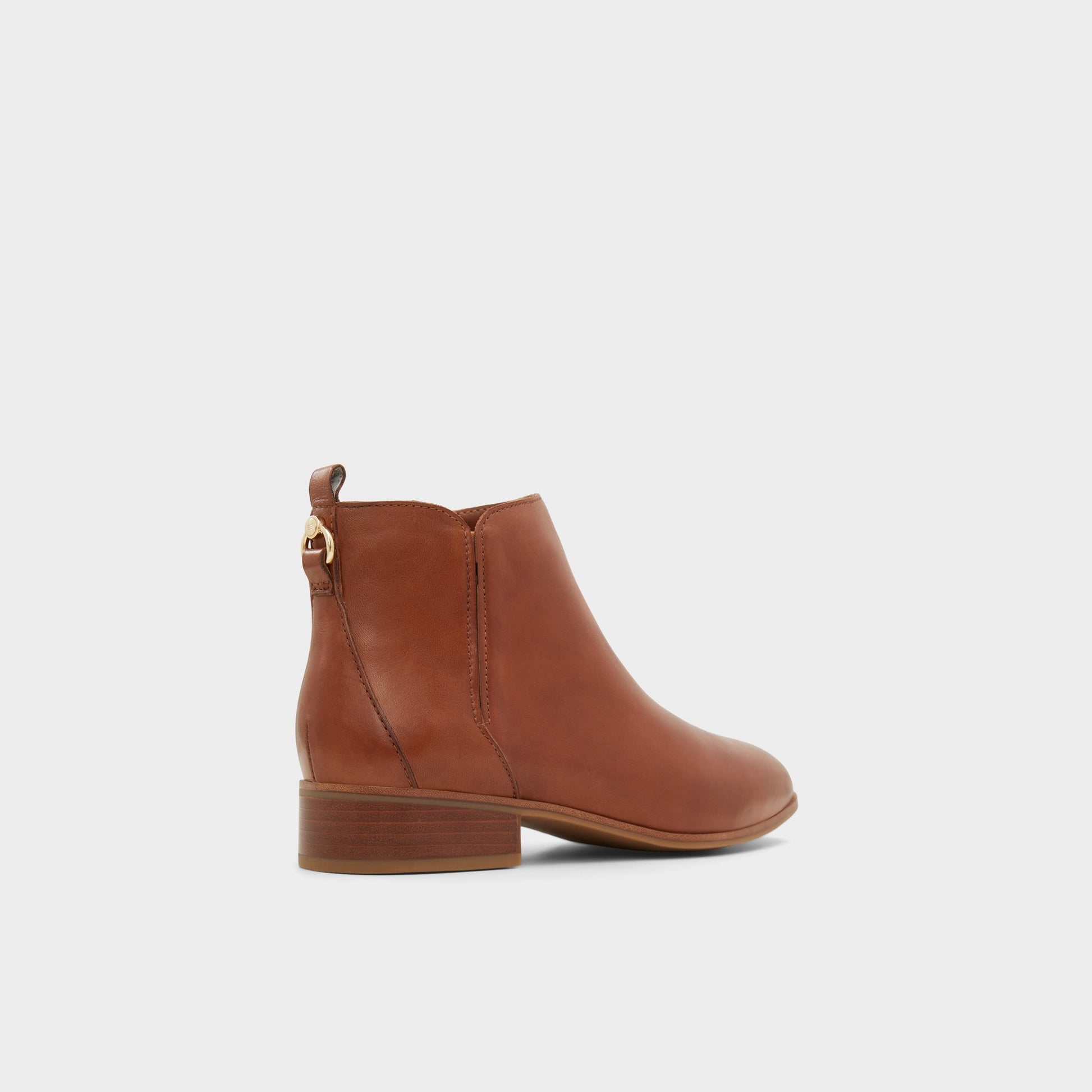 Three-quarter angle of Rust Verity Chelsea boot's back side