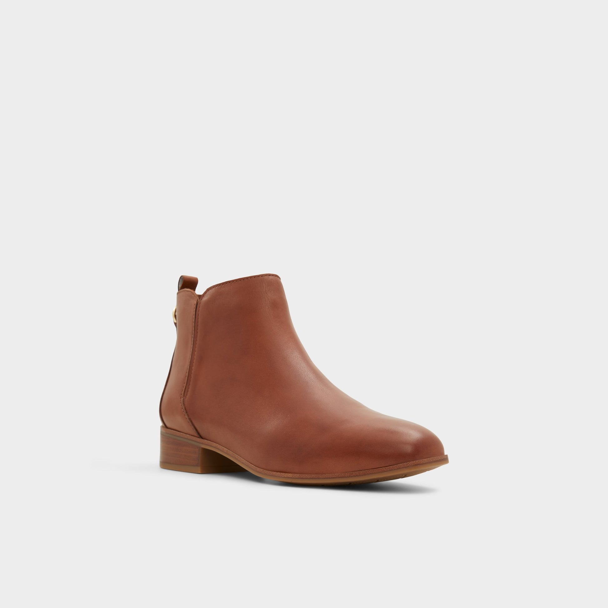 Three-quarter angle of Rust Verity Chelsea boot's front side