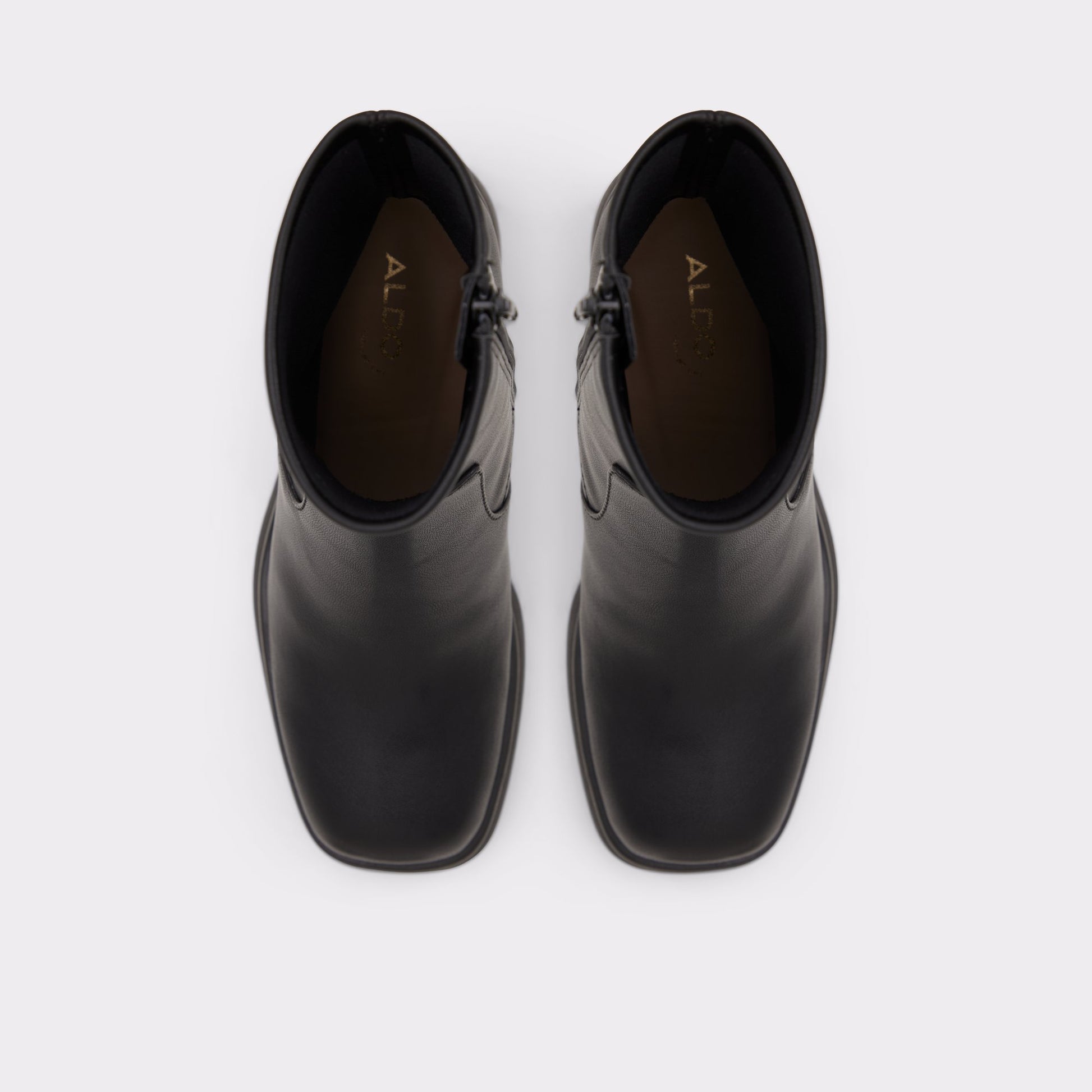 Top-down view of the Black Persona Ankle boot