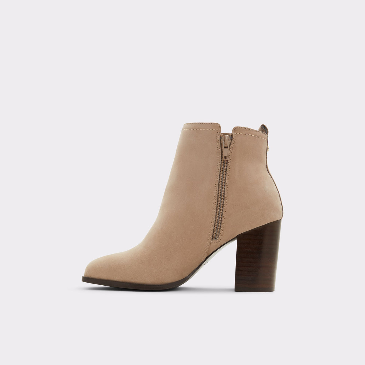 Side view of Other Dark Beige Reva Ankle boot