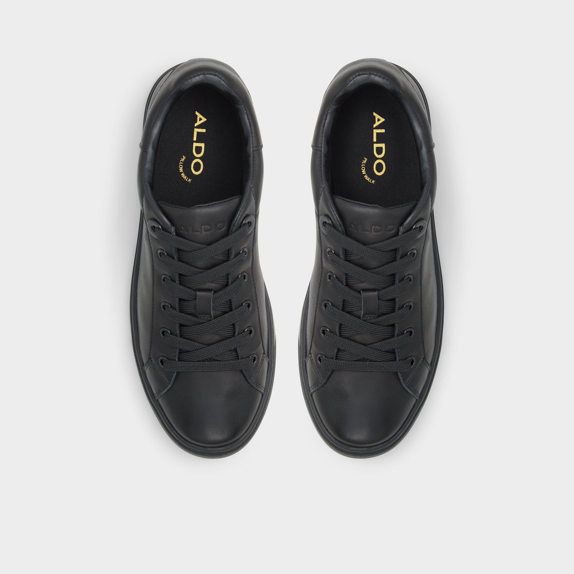Vue de dessus de la Noir/Noir Woolly Sneaker bas