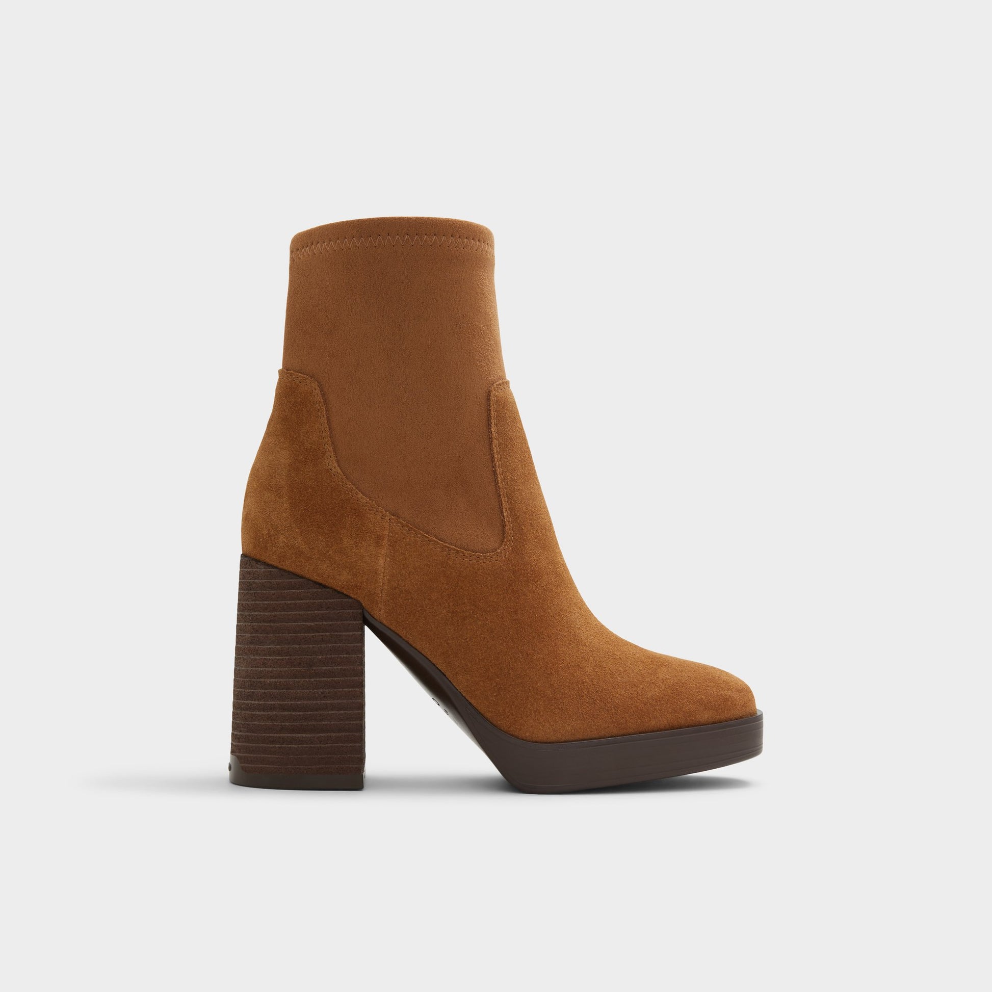 Main View of Dark Brown Voss Ankle boot for Womens