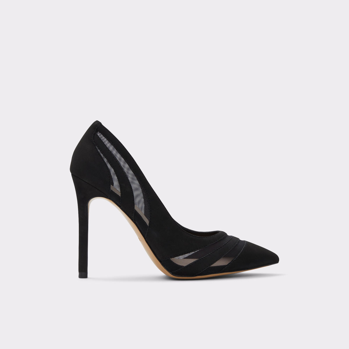 Main View of Black Lisaa Pump for Womens