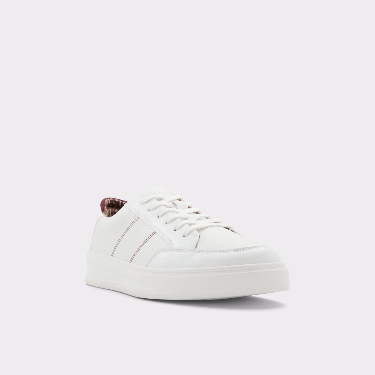 Three-quarter angle of White Midcourt Low top sneaker's front side