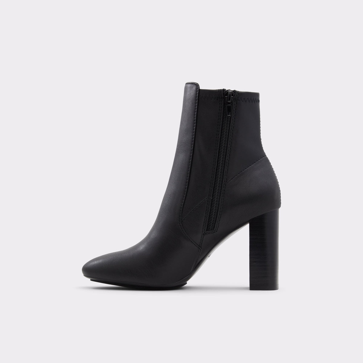Side view of Black Laurella Ankle boot