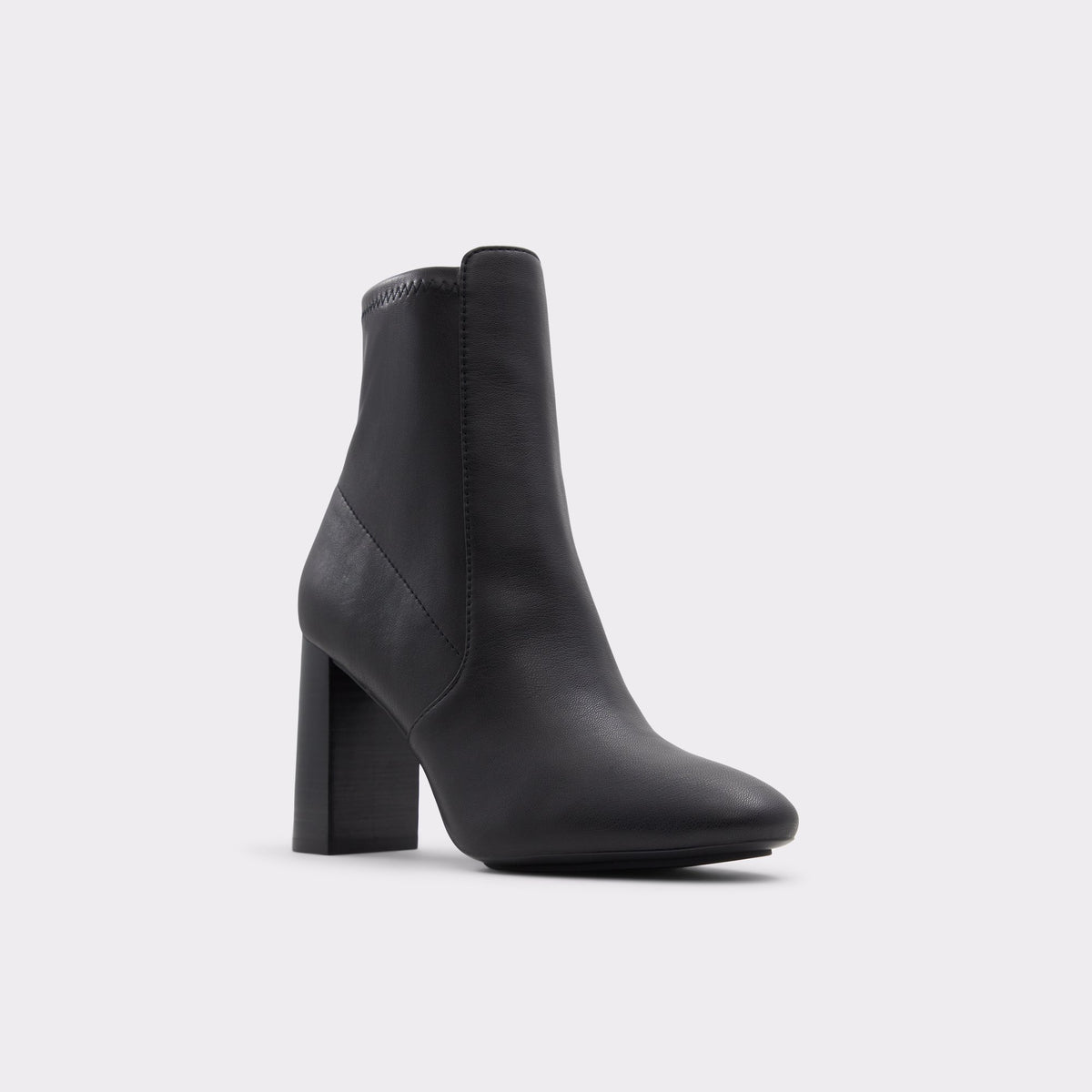 Three-quarter angle of Black Laurella Ankle boot's front side