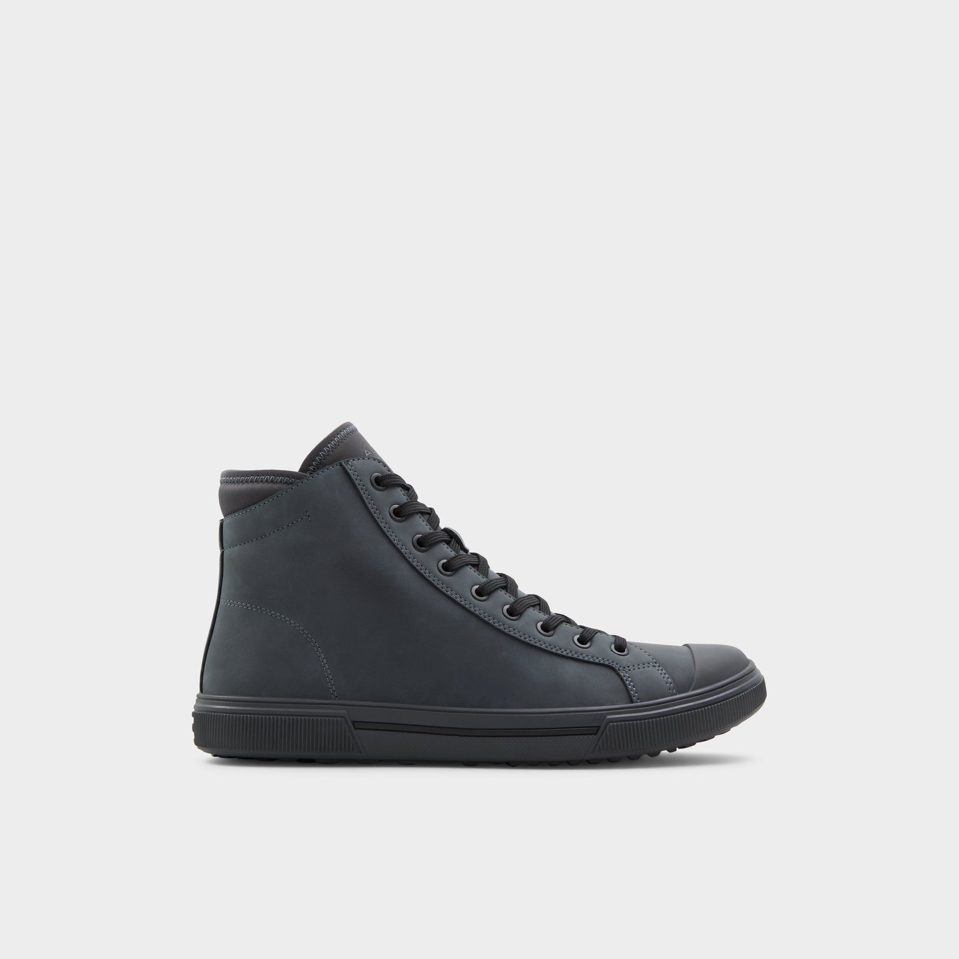 Main View of Dark Grey Estanqueiro Lace-up boot for Mens