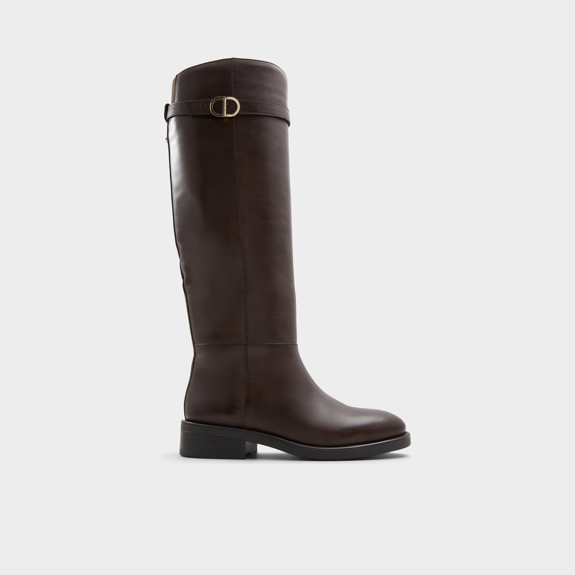 Main View of Dark Brown Loreina Riding boot for Womens