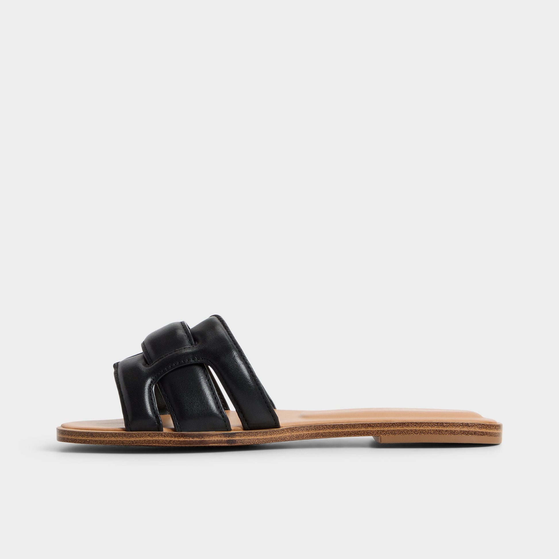Side view of Oxford Elenaa Slide sandal