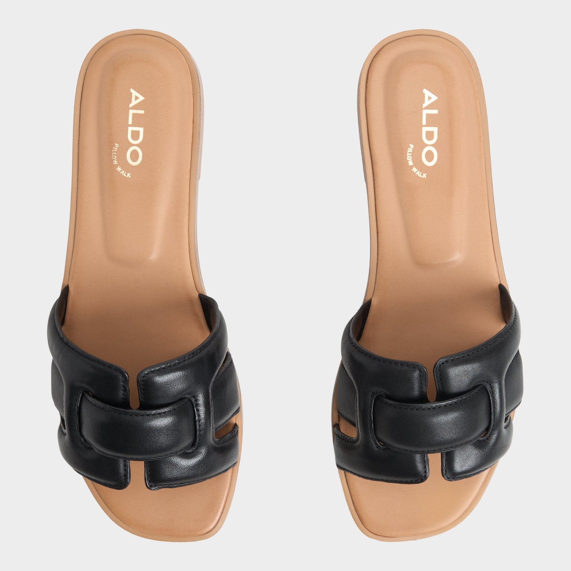Top-down view of the Oxford Elenaa Slide sandal