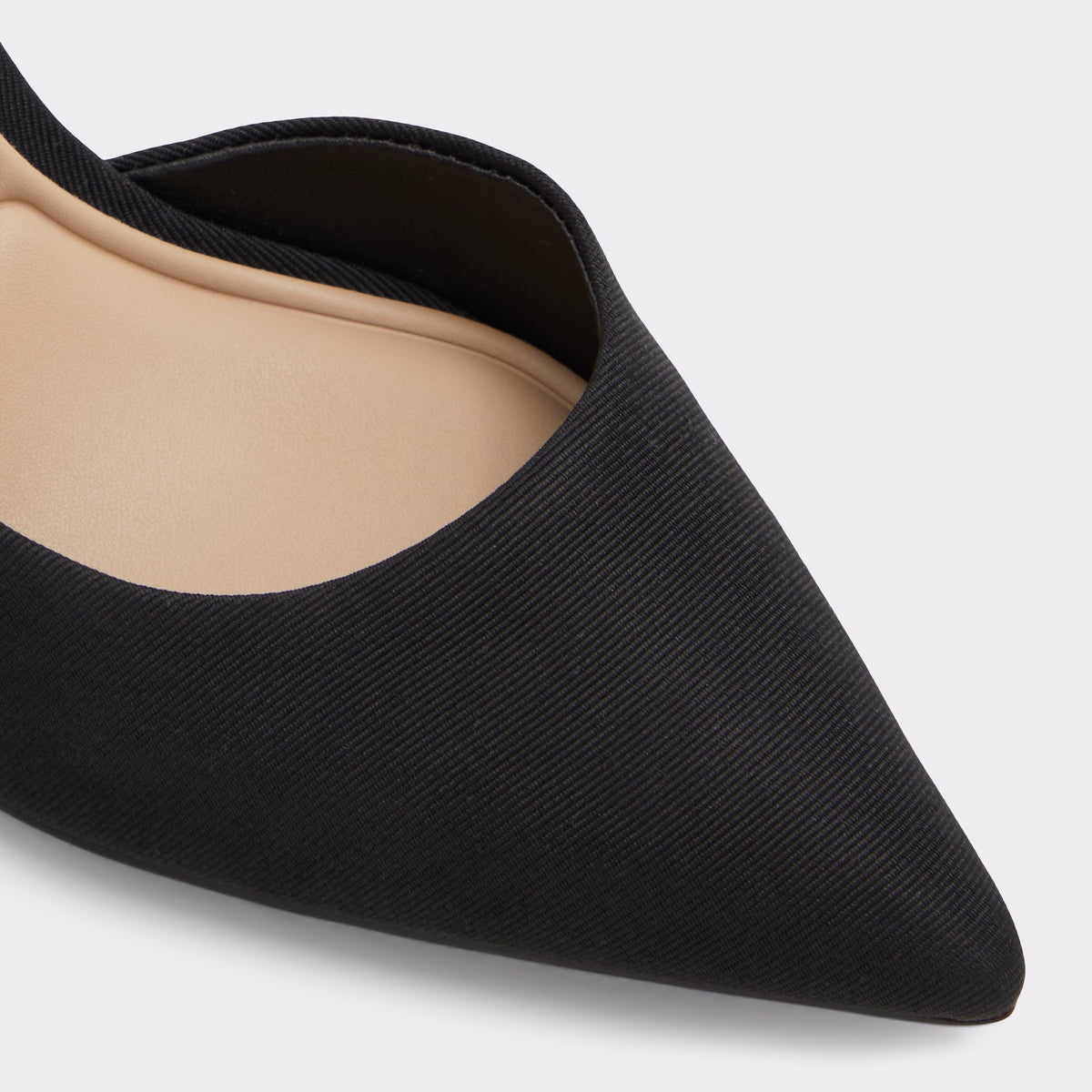 Close-up of the Other Black Candace Black stiletto Pump