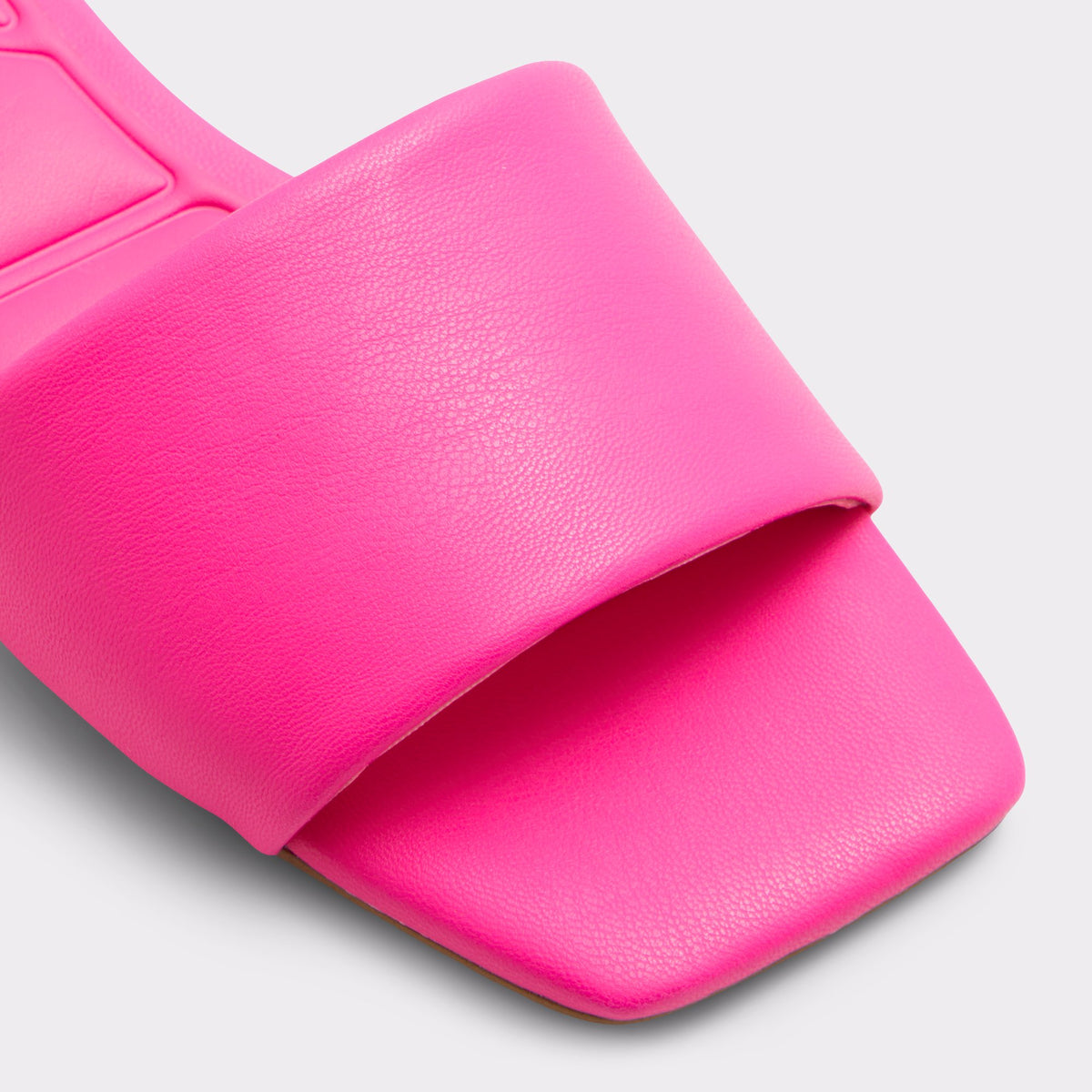 Close-up of the Open Pink Bentariel Slide sandal
