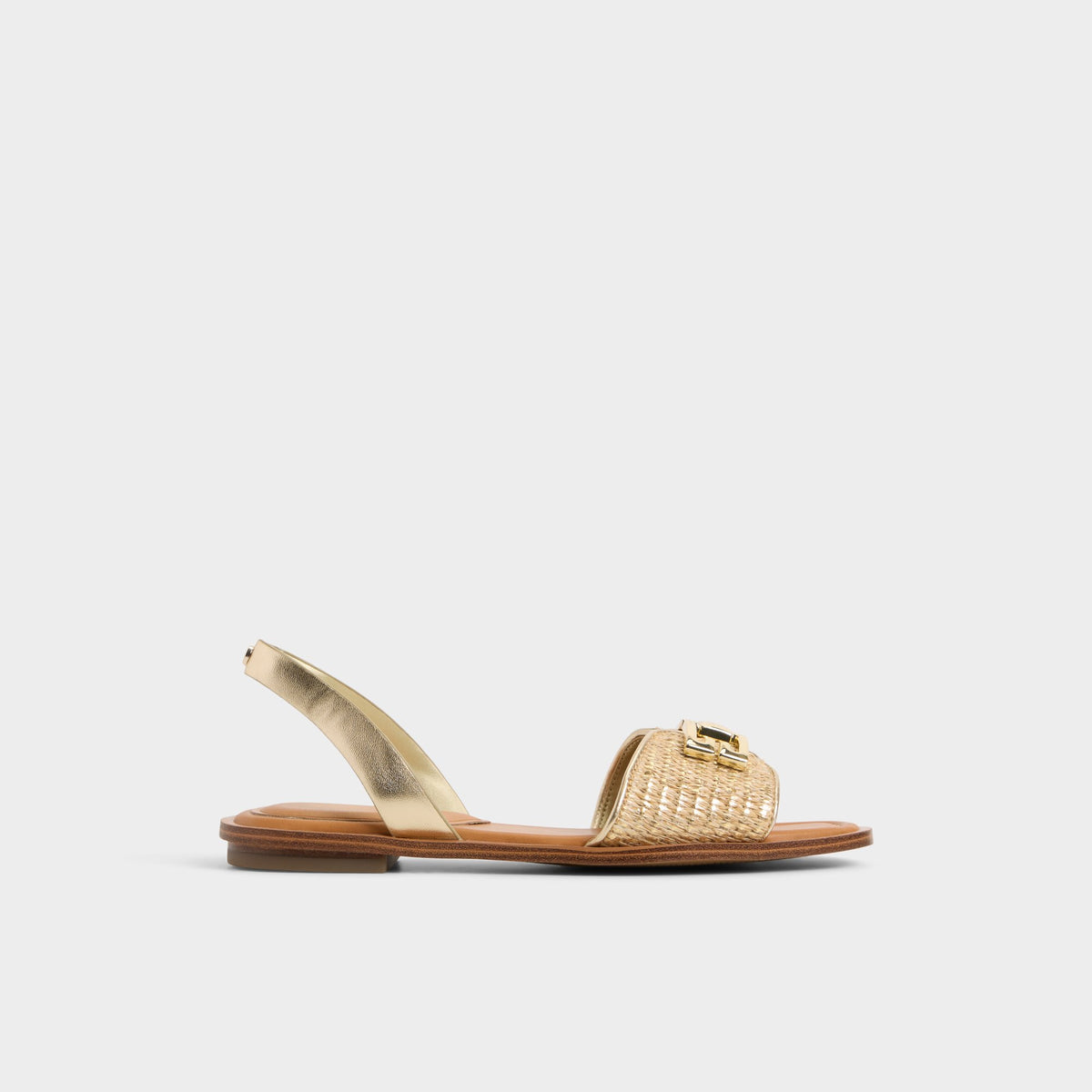 Main View of Gold Agreinwan Flat sandal for Womens